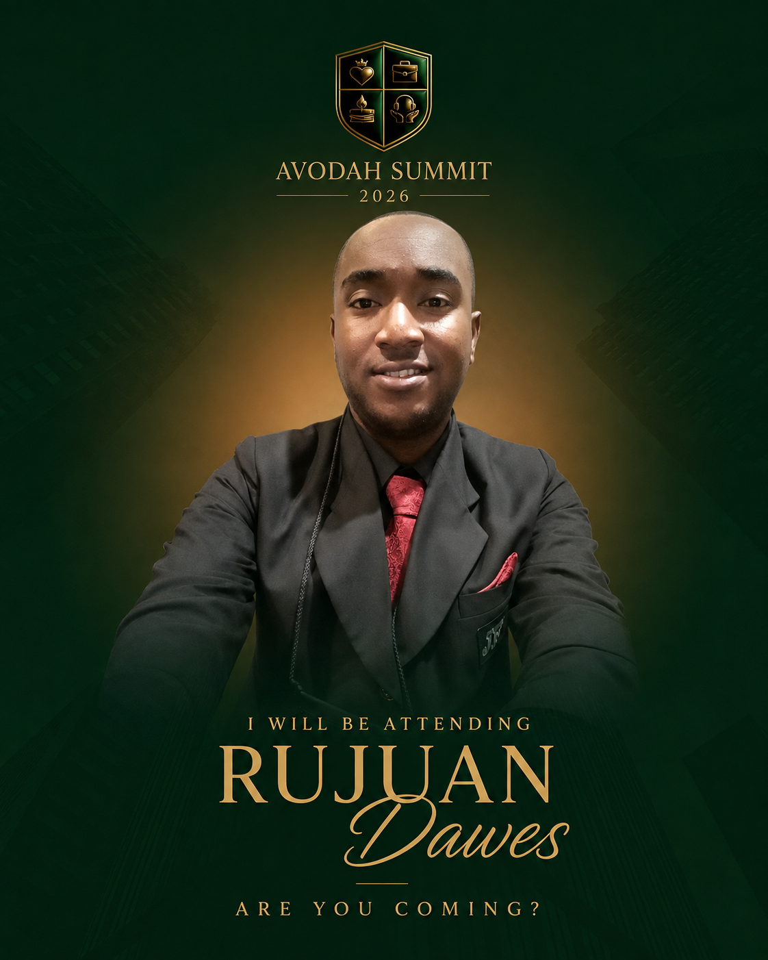 Rujan Dawes will be attending Avodah Summit 2026