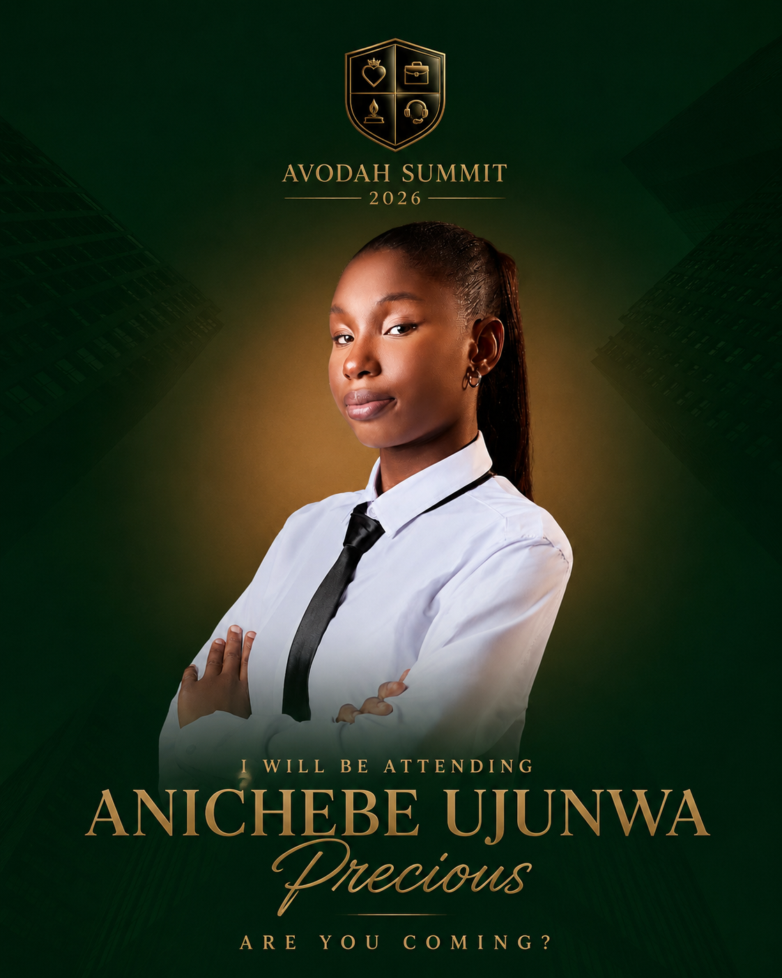 Anichebe Ujunwa Precious will be attending Avodah Summit 2026